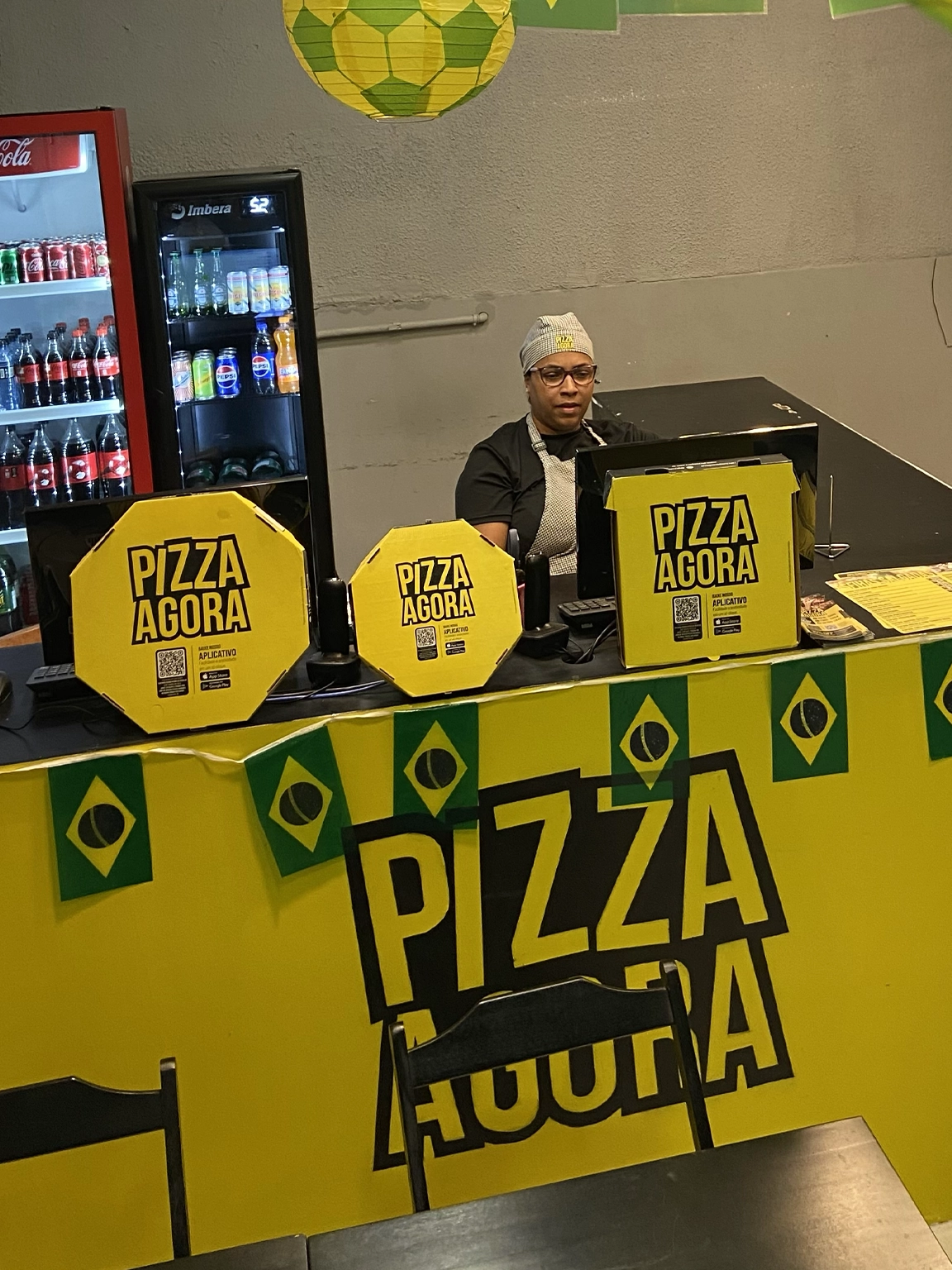 Fachada da Pizza Agora na Chácara Mafalda